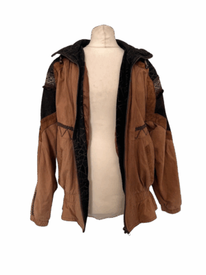Brown Leather Jacket - size XS