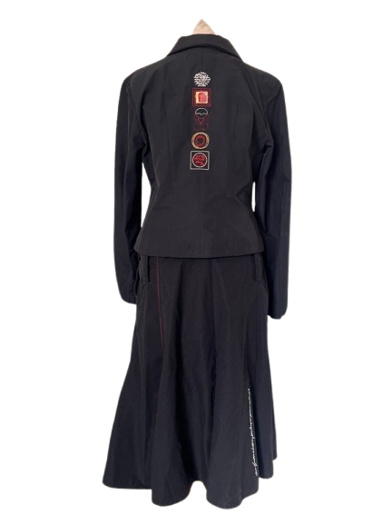 Black Blazer and Skirt Set - size 12 - Image 2