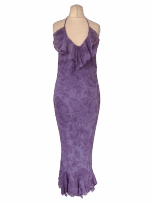 Lilac Silk Dress - size 10/12